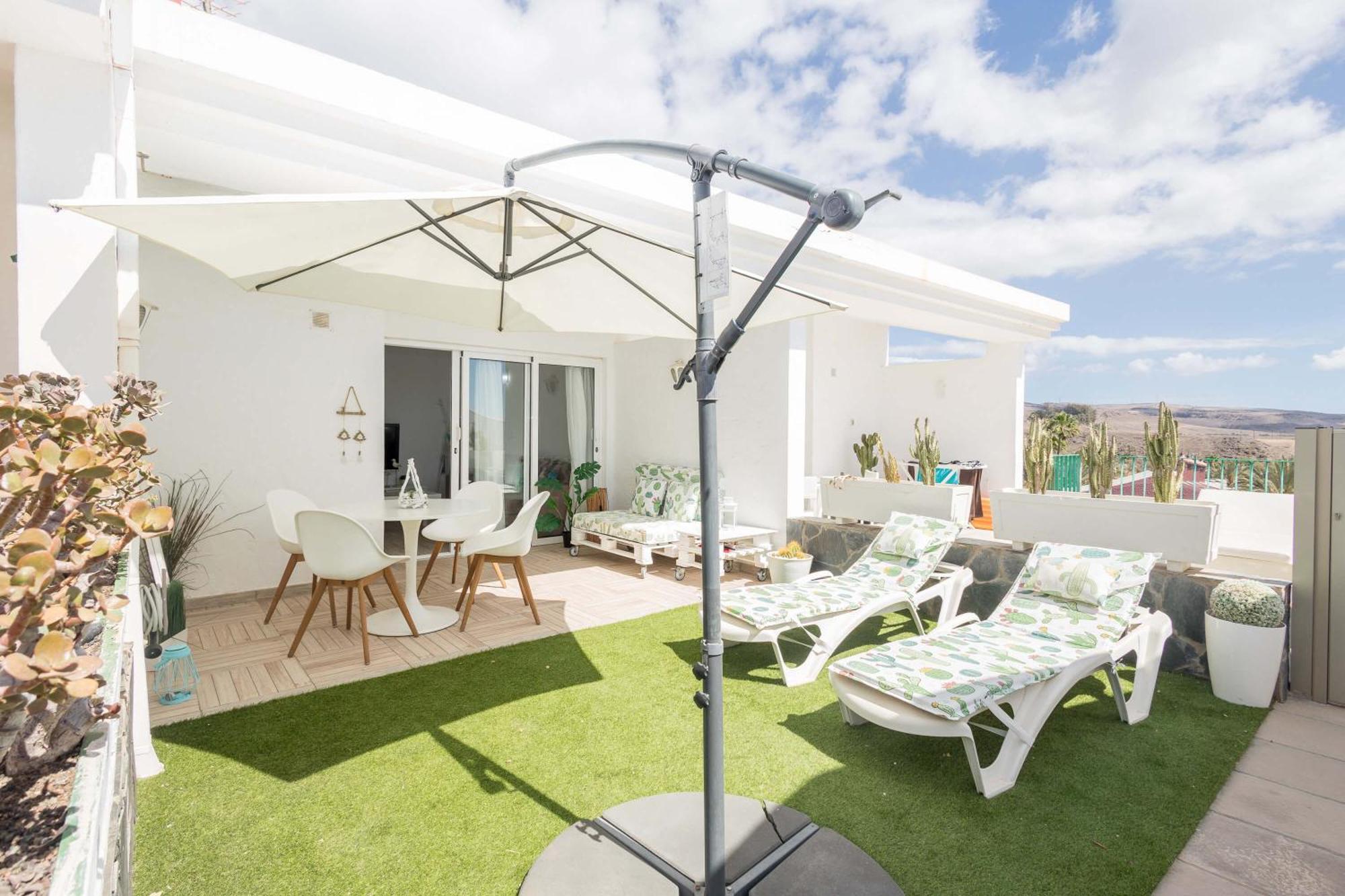 Playa Del Aguila Bungalow Con Terraza Solarium Maspalomas  Exterior foto